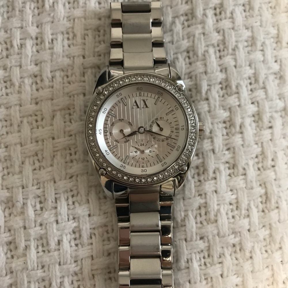 Armani Exchange Silver Watch